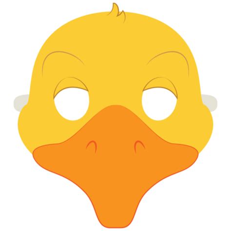 Duck Mask Template Paper craft | Duck mask, Mask template, Animal masks