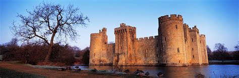 Moat Around A Castle, Bodiam Castle Photograph by Panoramic Images - Pixels