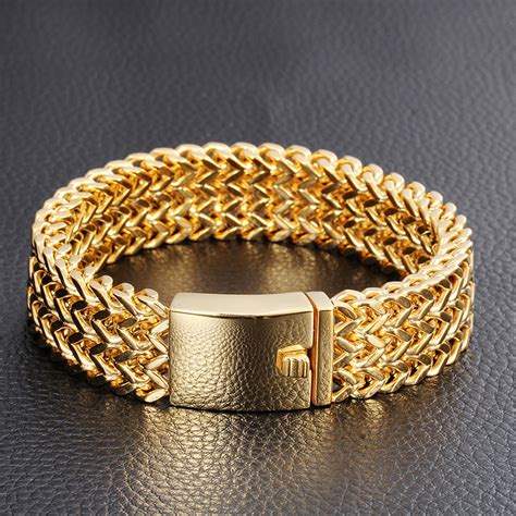 2016 New Brand Gold Bracelet Men Luxury Best Friends Men Jewelry Friendship Mens Bracelets ...