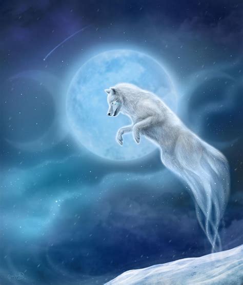 Spirit Wolf by CLB-Raveneye on DeviantArt | Wolf spirit animal, Wolf spirit, Anime wolf