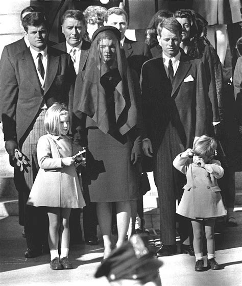 John F. Kennedy Jr. salutes his father’s casket in Washington, 1963