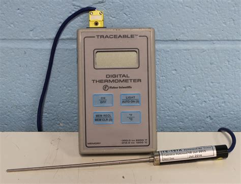 Refurbished Fisher Scientific Traceable Wide-Range Thermometer Model 15 ...