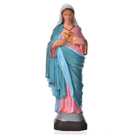 Sacred Heart of Mary statue 20cm, unbreakable material | online sales ...