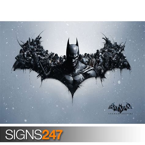 BATMAN ARKHAM ORIGINS GAME POSTER (1126) Photo Poster Print Art A0 A1 A2 A3 A4 | eBay