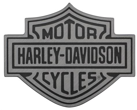 Harley-Davidson Trailer Hitch Receiver Cover - 1-1/4" and 2" Hitches - Brushed Aluminum Chroma ...