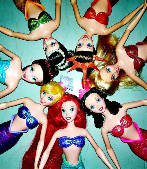 Ariel sisters dolls finished! | Disney ariel doll, Sister dolls, Ariel