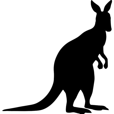 Kangaroo Shape Vector SVG Icon - SVG Repo