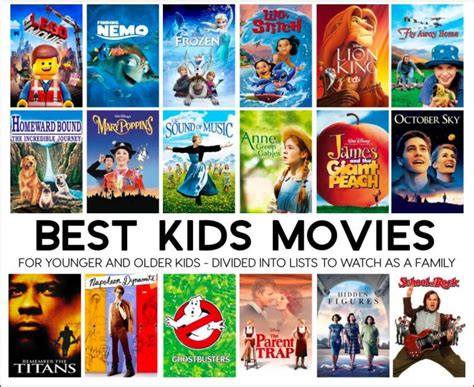 Best Kids Movies | Best kid movies, Kids' movies, Kids movies list