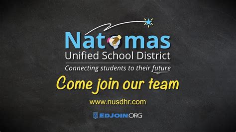 Come join our team, Natomas Unified School District - YouTube