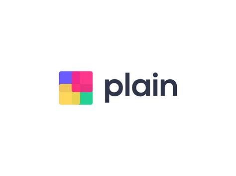 Plain logo design by Ricardo Salazar on Dribbble