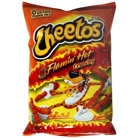 Cheetos Cheese Flavored Snacks, Crunchy, Flamin' Hot, 9 oz (255.1 g ...