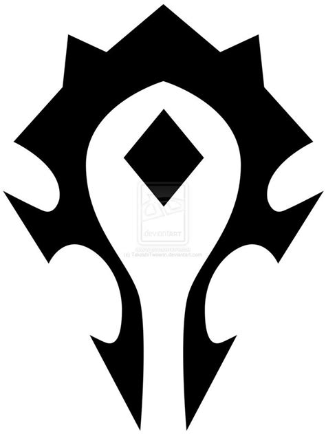 Horde Logo | Logotipo artístico, Tatuaje de tridente, Escudos dibujo