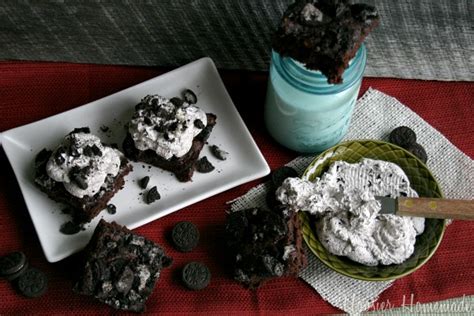 Oreo Brownies - Hoosier Homemade