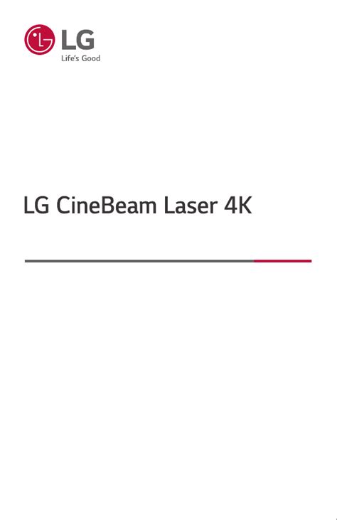 User manual LG CineBeam HU915QB (English - 159 pages)