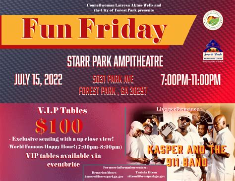 Councilwoman Latresa Akins-Wells & the City of Forest Park host Fun Friday | Forest Park, GA