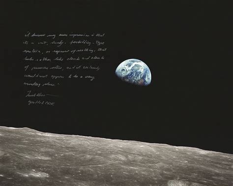 Frank Borman Signed 'Earthrise' Photograph. - Raptis Rare Books | Fine ...