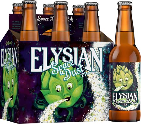 Amazon.com: Elysian Space Dust IPA, paquete de 6, botellas de 12 onzas, 8.2% ABV : Comida ...