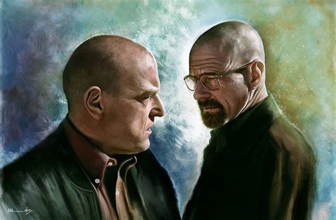 walter white hank schrader breaking bad heisenberg fan art artwork, HD Wallpaper | Rare Gallery