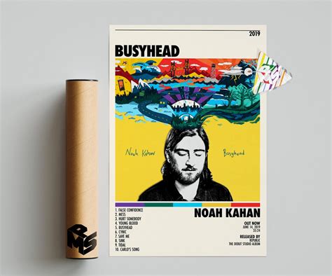 Noah Kahan Poster Busyhead Poster Noah Kahan Tracklist - Etsy