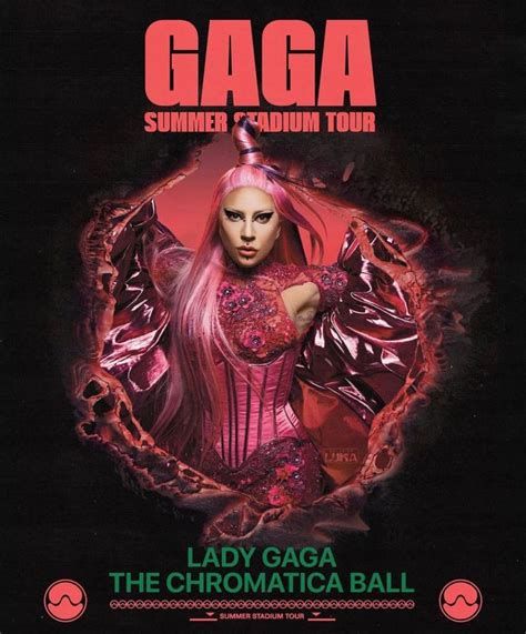 Chromatica Ball Tour Poster in 2022 | Lady gaga, Tour posters, Stadium tour