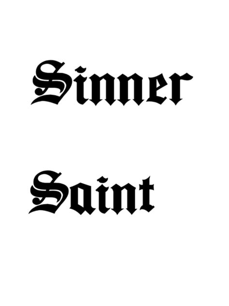 Saint sinner tattoo | Graffiti words, Tattoo lettering, Lettering