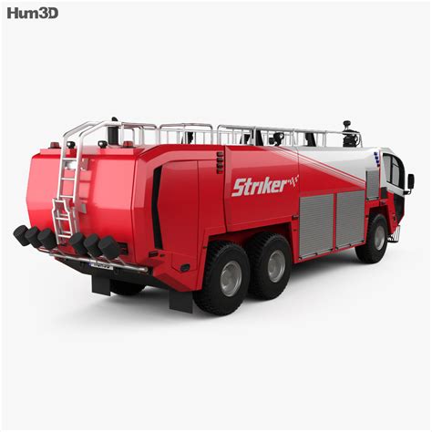 Oshkosh Striker 3000 Fire Truck 2010 3D model - Vehicles on Hum3D