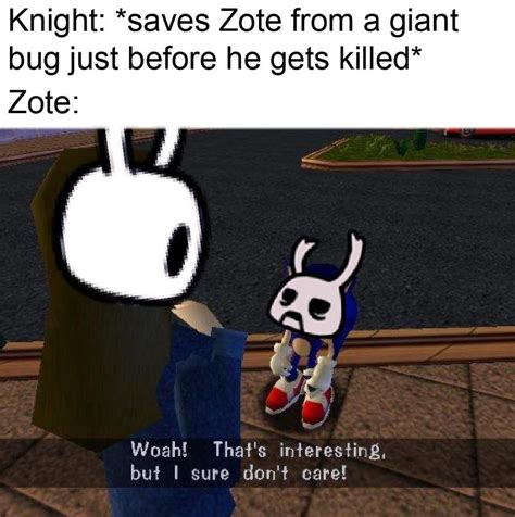 something something zote good : HollowKnightMemes