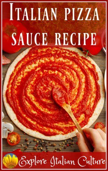 An authentic Italian pizza sauce recipe.