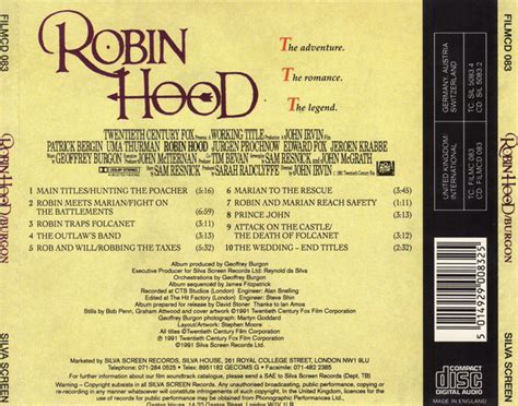 Robin Hood : - original soundtrack buy it online at the soundtrack to ...