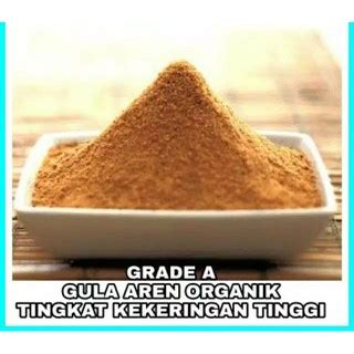 Jual GULA AREN 500GR / 500 GRAM GULA AREN BUBUK ORGANIK GULA SEMUT PALM ...