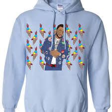 Gucci Mane Ice Cream Cone Background Hoodie