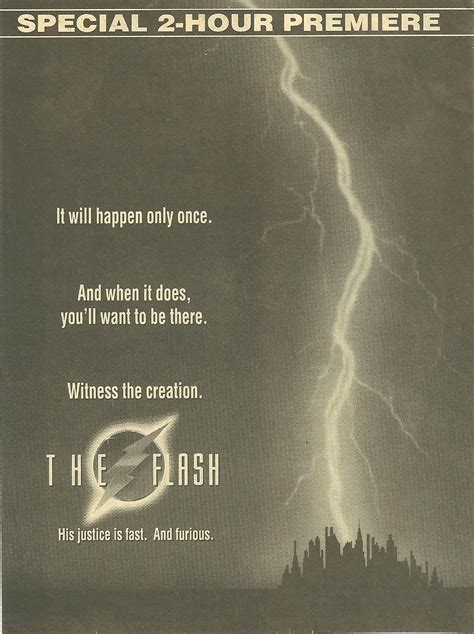 Who's Who Cares?: The Flash (1990 TV Series) TV Guide Promotional Material