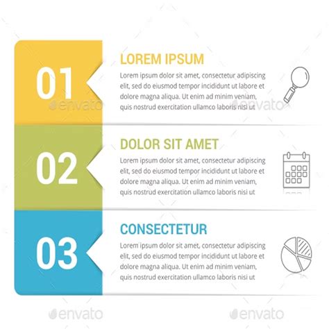 Infographic Template with 3 Steps – MasterBundles