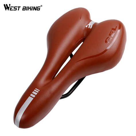 WEST BIKING Pure Silicone Bicycle Saddle MTB Bicycle Saddle Hollow Road ...