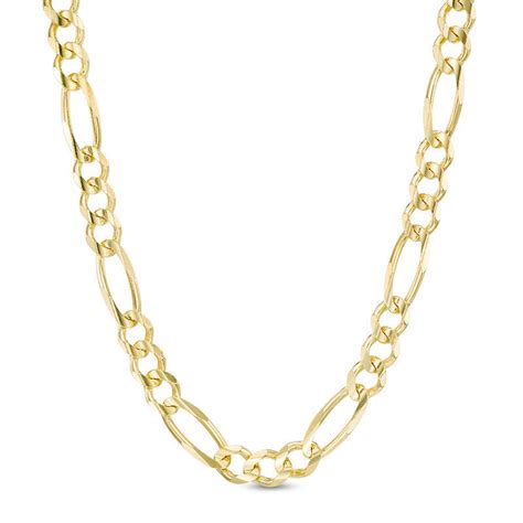 Men's Solid Gold Figaro Link Chain | Gold Gods® – The Gold Gods®