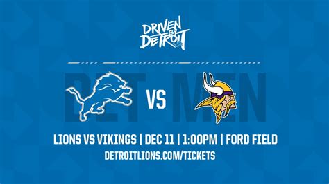 Lions vs Vikings: Week 14 Game Trailer