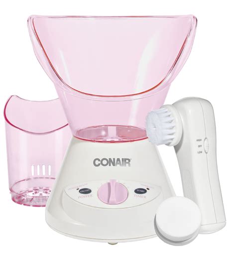 Conair True Glow Moisturizing Facial Sauna System, Pink/White, 4pcs ...