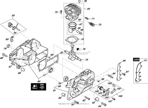 Dolmar PS-5100 S Chain Saws - Gasoline Parts Diagram for Cylinder ...