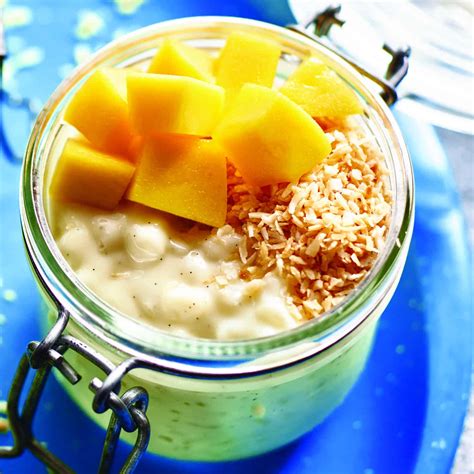 Creamy Coconut Mango Rice Pudding - Home Trends Magazine