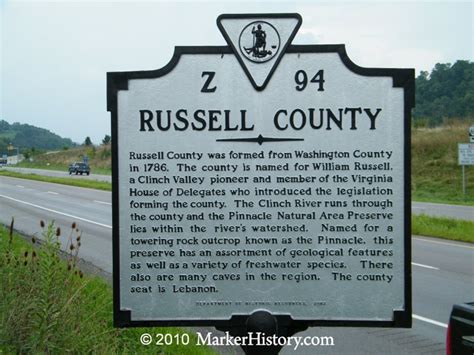 Russell County Z-94 | Marker History | Russell county, Virginia history ...