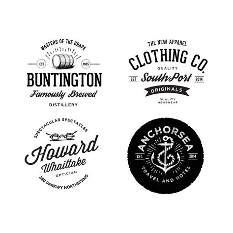 Free Vintage Clothing Line Logo Mockup in PSD - DesignHooks