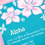 Kenna's Luau 10th Birthday Party — Invitations Stationeries Gallery ...