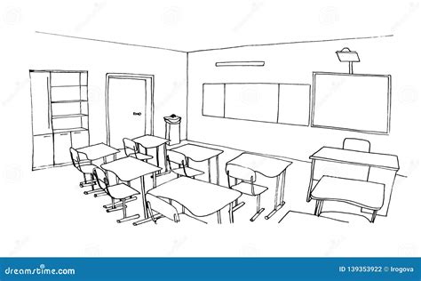 Classroom Sketch Stock Illustrations – 10,926 Classroom Sketch Stock ...