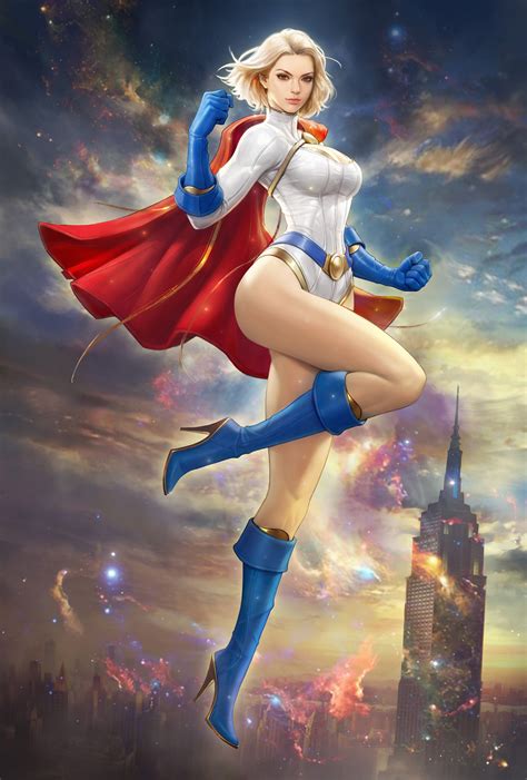 ArtStation - POWER GIRL FANART