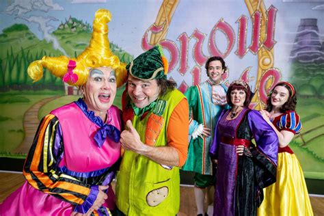 Panto characters in Lynn to promote Snow White