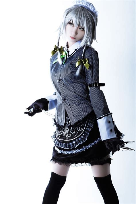 Anime-Sakuya-Izayoi-Touhou-Project-Anime-Cosplay Hot Cosplay, Cosplay ...