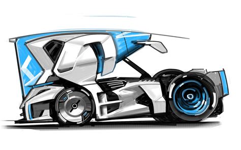 #444248 sports car, concept art, concept car, car, Aleksandr Sidelnikov ...