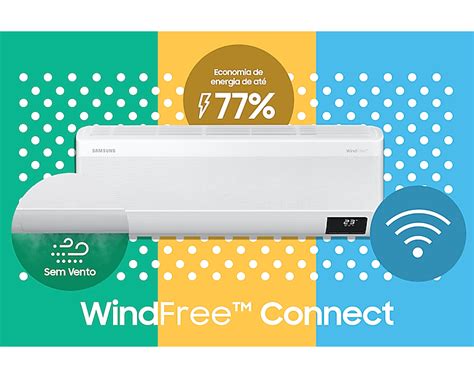 Ar Condicionado Inverter WindFree Connect 12000 QF | Samsung Brasil