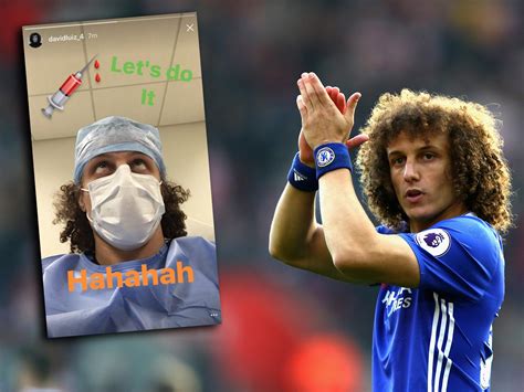 Chelsea play down David Luiz injury fears after defender shares picture ...