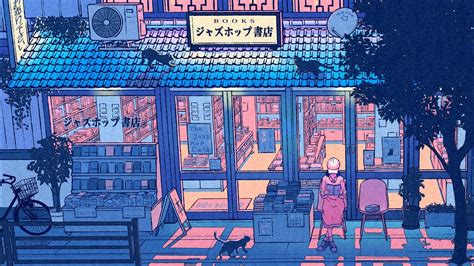 night at the bookstore. [lofi / chillhop / anime mix] - YouTube